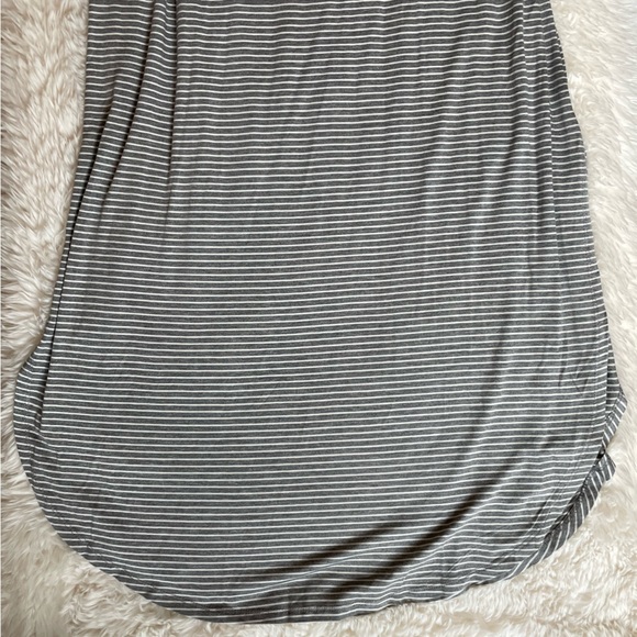 Cable & Gauge Grey Striped Maxi Dress - Picture 9 of 9